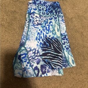 Constantly Varied Gear Blue Patterned Athletic Shorts